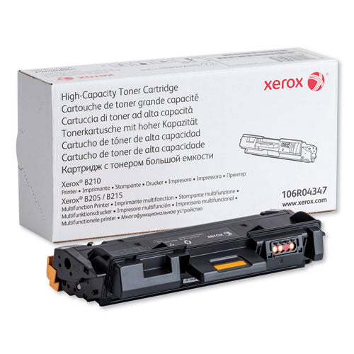 Image of Xerox® 106r04347 High-Yield Toner, 3,000 Page-Yield, Black