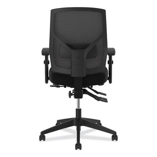 Image of HON® Crio High-Back Task Chair With Asynchronous Control, Supports Up To 250 Lb, 18" To 22" Seat Height, Black