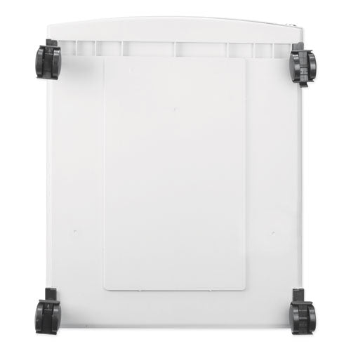 Image of Storex Two-Drawer Mobile Filing Cabinet, 2 Legal/letter-Size File Drawers, Gray, 14.75" X 18.25" X 26"