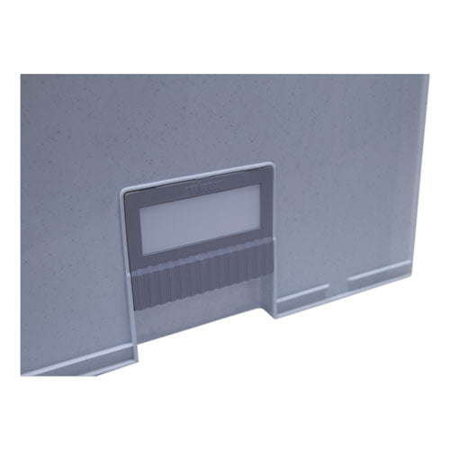Image of Storex Archive Storage Drawers, Letter Files, 15.25" X 24" X 11.5", Gray