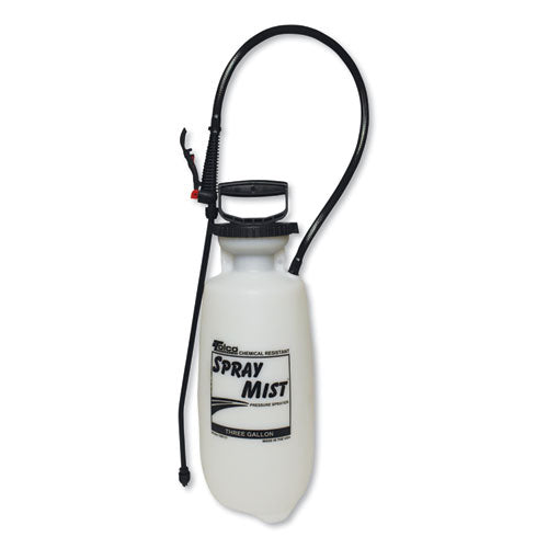 Image of TOLCO® Chemical Resistant Tank Sprayer, 3 gal, 0.63" x 30" Hose, White