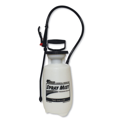 Image of TOLCO® Chemical Resistant Tank Sprayer, 2 gal, 0.63" x 28" Hose, White