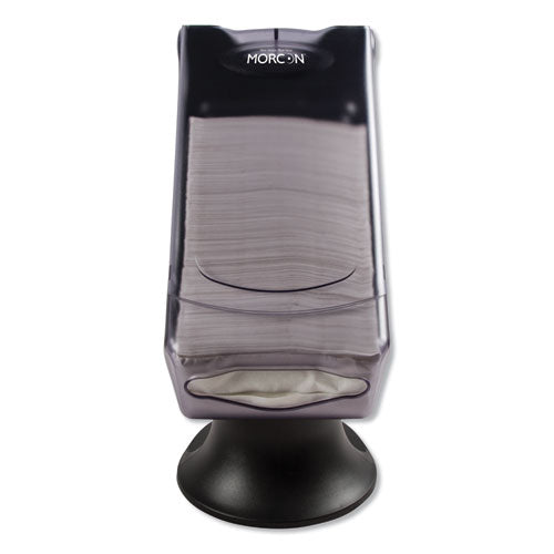 Image of Morcon Tissue Valay Tower Napkin Dispenser, 8 X 17.25 X 13, Transparent Black