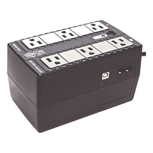 Image of Tripp Lite by Eaton Internet Office Ultra-Compact Desktop Standby UPS, 6 Outlets, 350 VA, 380 J