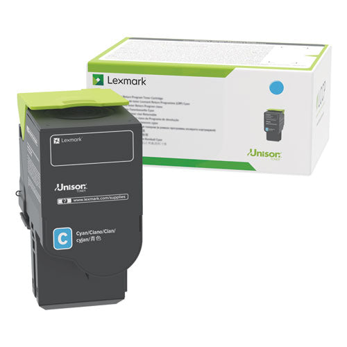Image of Lexmark 78c1uce Ultra High-Yield Toner, 7,000 Page-Yield, Cyan