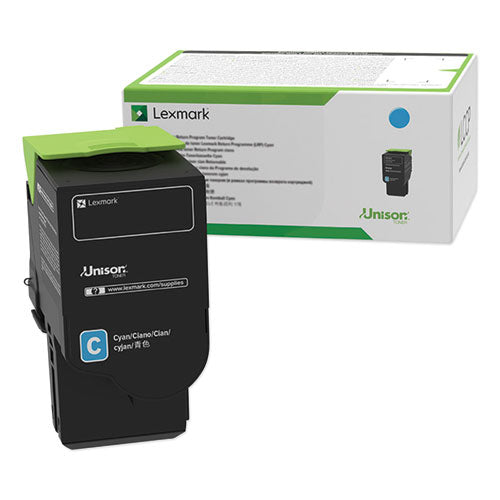 Image of Lexmark 78c1xce Extra High-Yield Toner, 5,000 Page-Yield, Cyan
