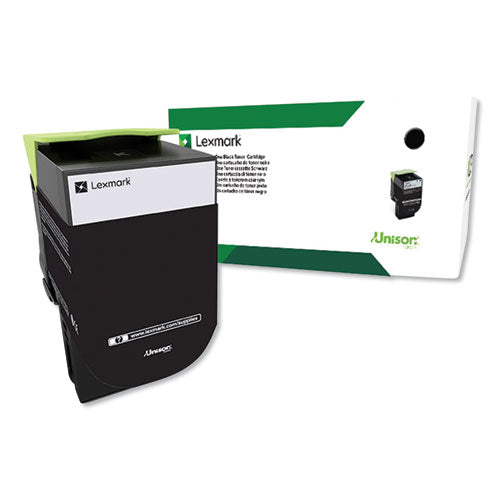 Image of Lexmark 80c0hkg Return Program High-Yield Toner, 4,000 Page-Yield, Black, Taa Compliant