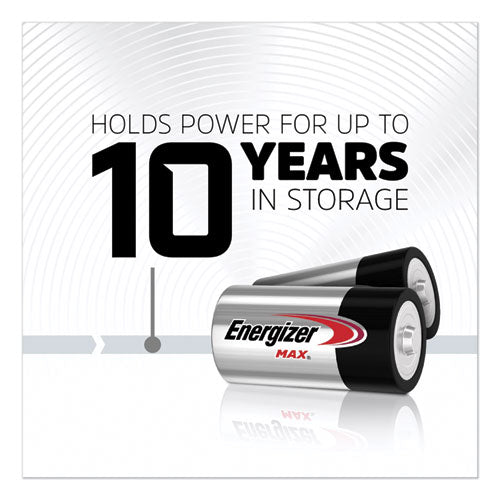 Image of Energizer® Max Alkaline C Batteries, 1.5 V, 8/pack