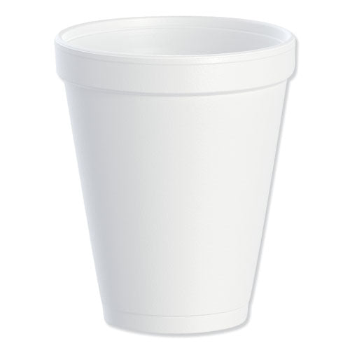 Image of Dart® Foam Drink Cups, 10 Oz, White, 25/bag, 40 Bags/carton
