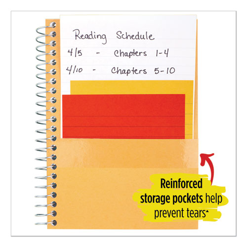 Image of Five Star® Wirebound Notebook, 1-Subject, Medium/College Rule, Black Cover, (100) 11 x 8.5 Sheets