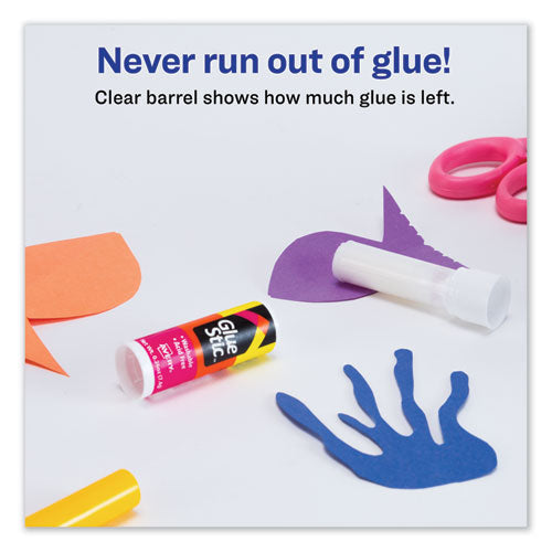 Image of Avery® Permanent Glue Stic, 0.26 Oz, Applies White, Dries Clear