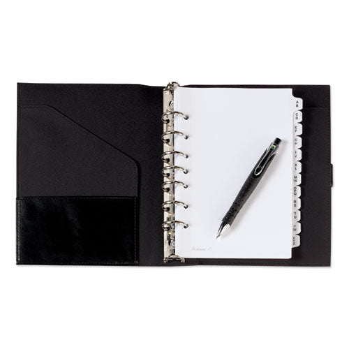 Image of Avery® preprinted tab dividers, 12-tab, a to z, 8.5 x 5.5, white, 1 set