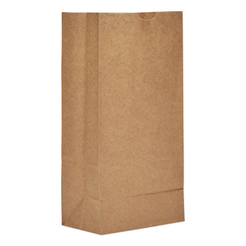 Image of Ross & Wallace Paper Products Grocery Paper Bags, #8 Size, 6" x 3.88" x 12.5", Natural, 2,000/Bundle