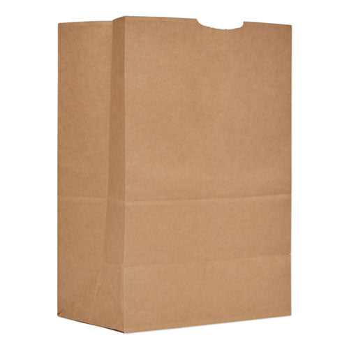 Image of Ross & Wallace Paper Products Grocery Paper Bags, #1/6 BBL Size, 12" x 7" x 17", Natural, 500/Bundle