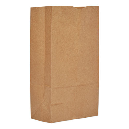 Image of Ross & Wallace Paper Products Grocery Paper Bags, #12 Size, 7" x 4.38" x 13.75", Natural, 1,000/Bundle