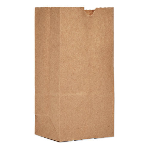 Image of Ross & Wallace Paper Products Grocery Paper Bags, #1 Size, 3.5" x 2.25" x 6.63", Natural, 500/Bundle