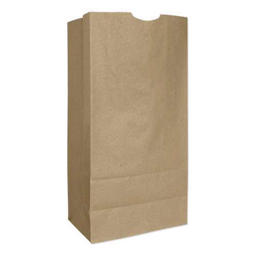 Image of Ross & Wallace Paper Products Grocery Paper Bags, #16 Size, Heavy-Duty, 7.75" x 4.75" x 16", Natural, 500/Bundle