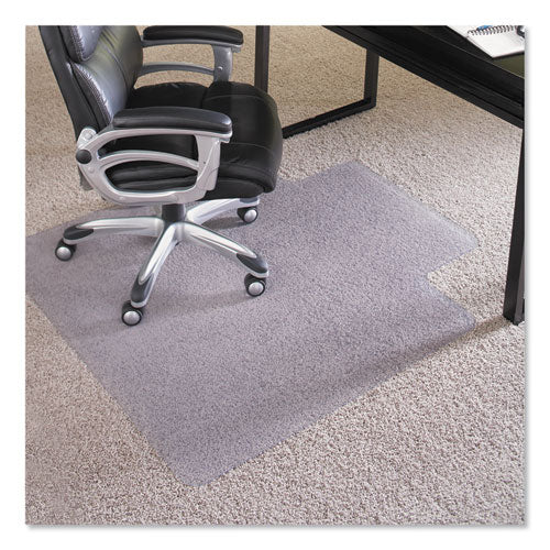 Image of ES Robbins® EverLife Intensive Use Chair Mat for High Pile Carpet, Rectangular with Lip, 36 x 48, Clear