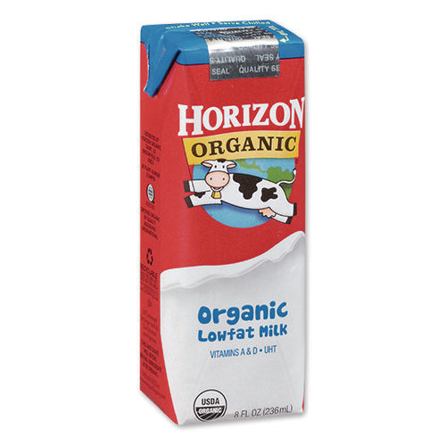 Image of Horizon Organic Low Fat Milk, 1% Plain, 8 Oz, 18/carton
