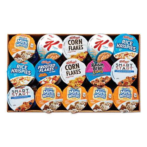 Image of Kellogg's® Breakfast Cereal - Single Serve, Classic Assortment, 2.1 Oz Cup, 60/carton