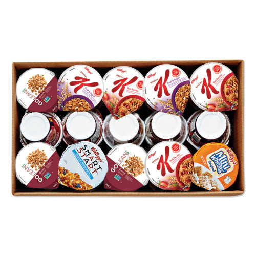 Image of Kellogg's® Breakfast Cereal - Single Serve, Classic Wellness Assortment, 2.2 Oz Cup, 60/carton
