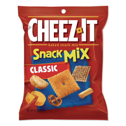 Image of Sunshine® Cheez-It Baked Snack Mix, Classic Cheese, 4.5 Oz Bag, 6/pack
