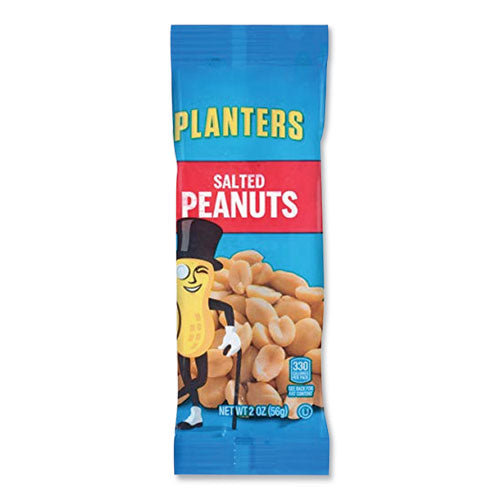 Image of Planters® Salted Peanuts, 2 Oz Packet, 144/carton