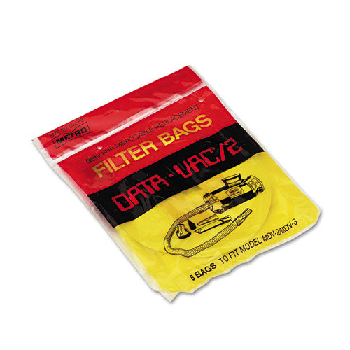 Image of DataVac® Disposable Bags For Pro Cleaning Systems, 5/pack