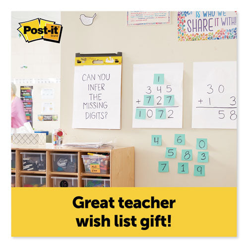 Image of Post-it® Easel Pads Super Sticky Vertical-Orientation Self-Stick Easel Pads, Unruled, 15 x 18, White, 20 Sheets, 2/Pack