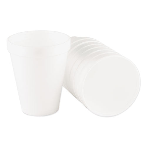 Image of Dart® Foam Drink Cups, 10 Oz, White, 25/bag, 40 Bags/carton
