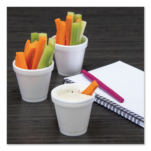 Image of Dart® Foam Drink Cups, 4 Oz, 50/bag, 20 Bags/carton