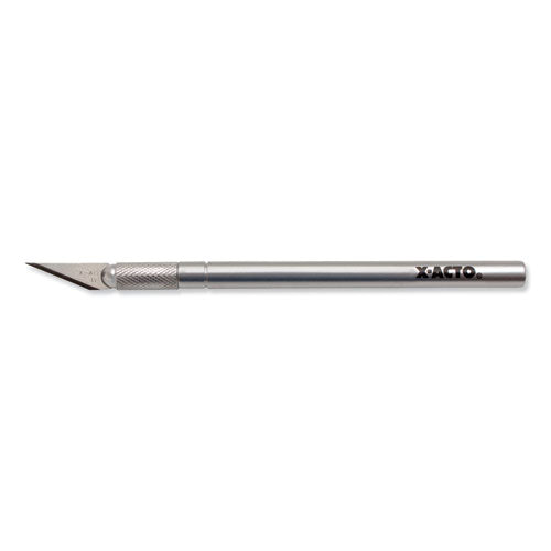 Image of X-ACTO® No. 1 Z-Series Precision Utility Knife with Replaceable Steel Blade, Safety Cap, Silver