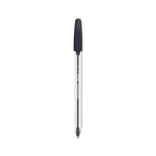 Image of Paper Mate® Inkjoy 50st Ballpoint Pen, Stick, Medium 1 Mm, Black Ink, Clear Barrel, Dozen