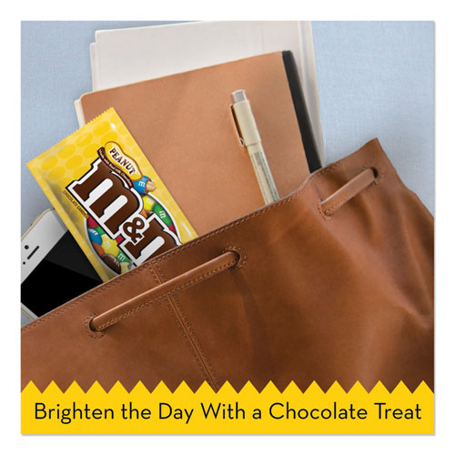 Image of M & M's® Chocolate Candies, Peanut, Individually Wrapped, 1.74 Oz, 48/box