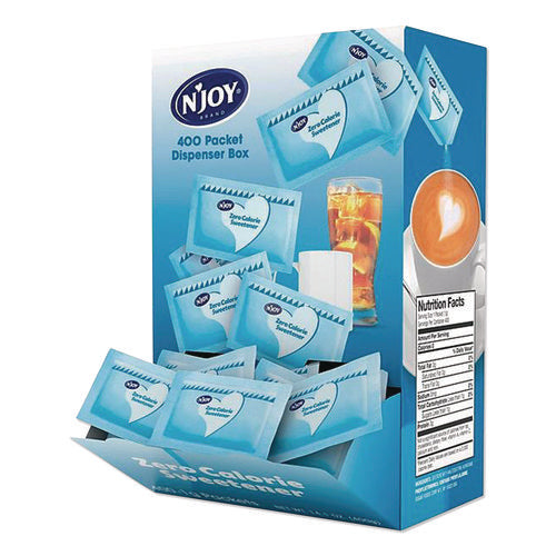 Image of N'Joy Blue Aspartame Artificial Sweetener, 0.04 oz Packet, 400/Box