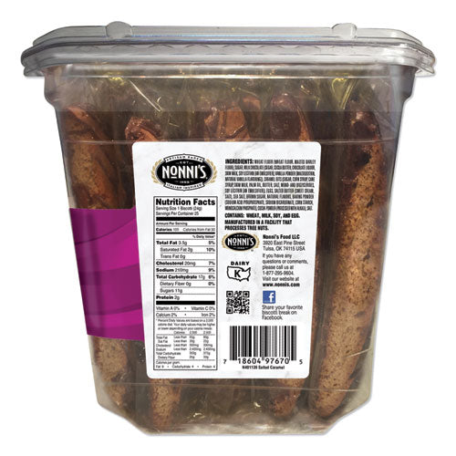Image of Nonni's® Biscotti, Salted Caramel, 0.85 Oz Individually Wrapped, 25/pack