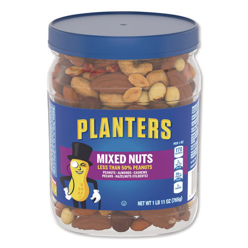 Image of Planters® Salted Mixed Nuts, 27 Oz Canister
