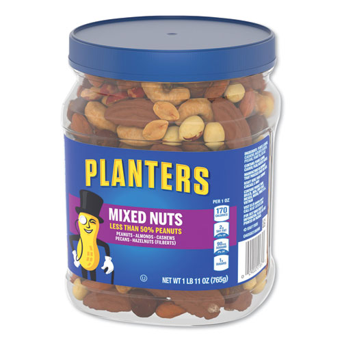 Image of Planters® Salted Mixed Nuts, 27 Oz Canister