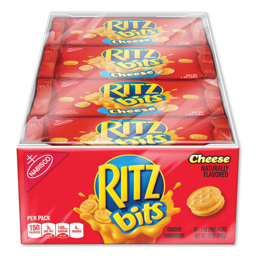Image of Nabisco® Ritz Bits, Cheese, 1 Oz Pouch, 12/pack