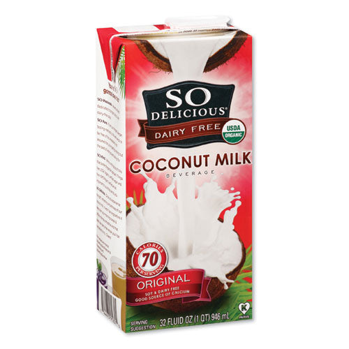 Image of SO Delicious® Coconut Milk, Original, 32 Oz Aseptic Box