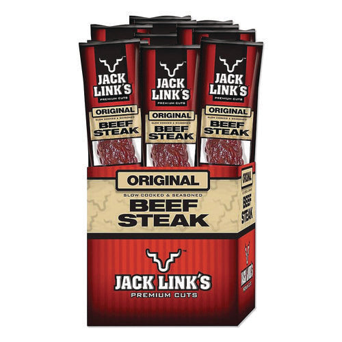 Image of Jack Linkâ€™s Beef Steak, Original, 1 Oz, 12/box