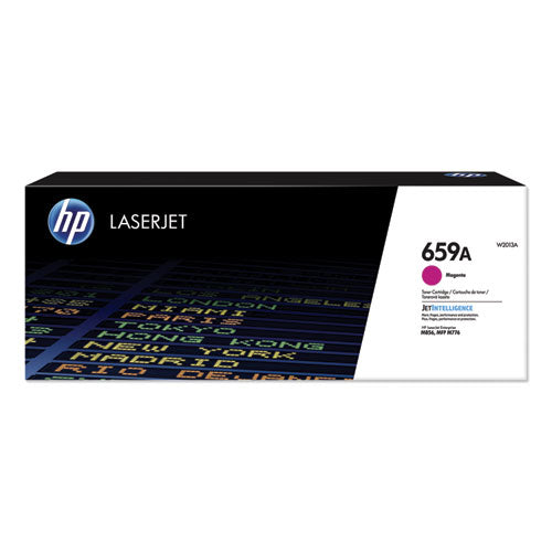 Image of HP HP 659a, (w2013a) Magenta Original Laserjet Toner Cartridge