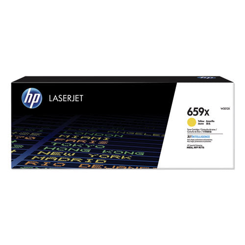 Image of HP HP 659x, (w2012x) High-Yield Yellow Original Laserjet Toner Cartridge