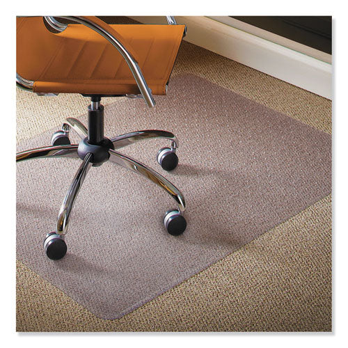 Image of ES Robbins® Natural Origins Chair Mat For Carpet, 46 X 60, Clear