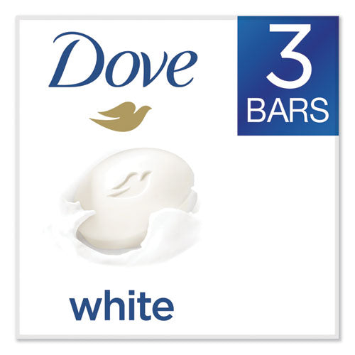 Image of Dove® White Beauty Bar, Light Scent, 3.17 Oz, 3/pack