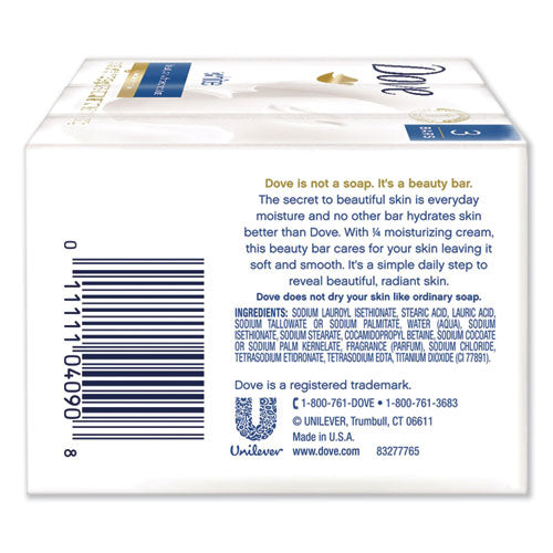 Image of Dove® White Beauty Bar, Light Scent, 3.17 Oz, 12/carton