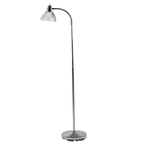 Image of Medline Classic Incandescent Exam Lamp, Three Prong, 10w x 10d x 74h, Stainless Steel