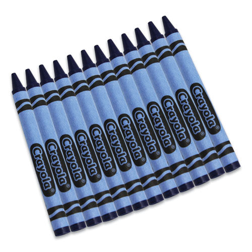 Image of Crayola® Bulk Crayons, Blue, 12/box