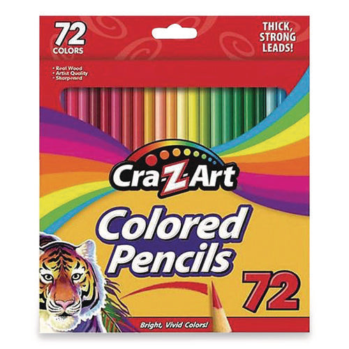 Image of Cra-Z-Art® Colored Pencils, 72 Assorted Lead and Barrel Colors, 72/Box