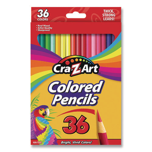 Image of Cra-Z-Art® Colored Pencils, 36 Assorted Lead and Barrel Colors, 36/Box